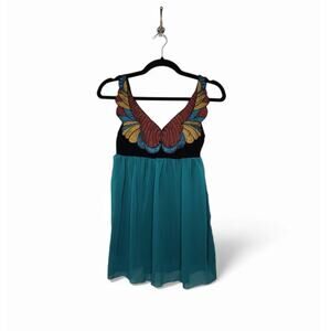 y2k Butterfly Sleeveless Tank Top Boho Western Fairy Core Julies Closet Medium